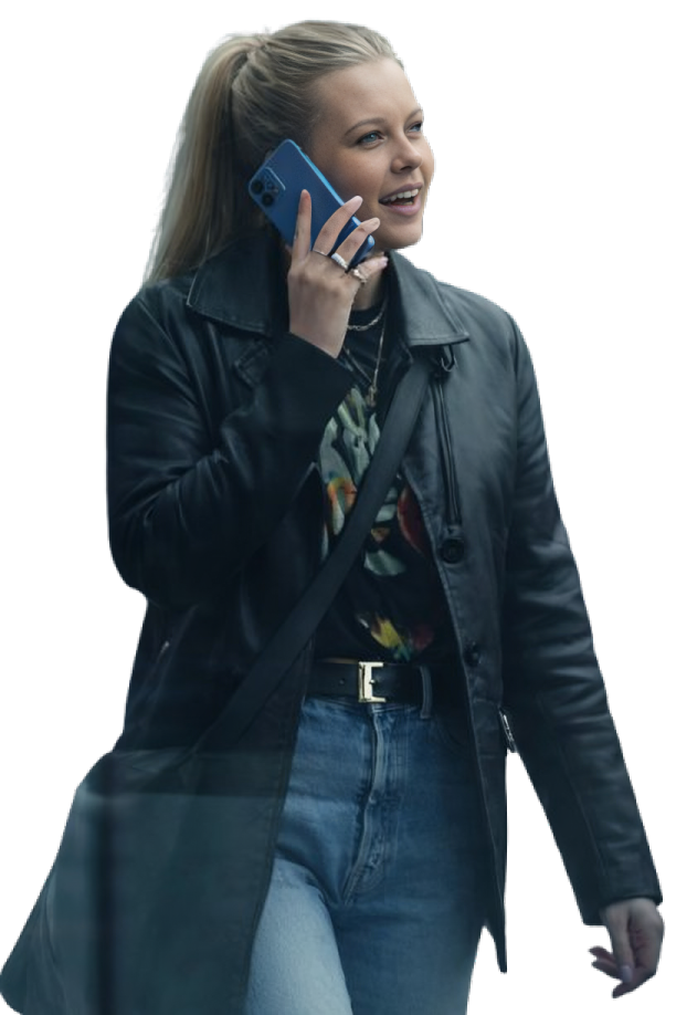 The Last Thing He Told Bailey Michaels Leather Coat - Image 2
